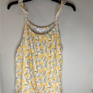 Women’s Yellow Lemon-Print Tank Top